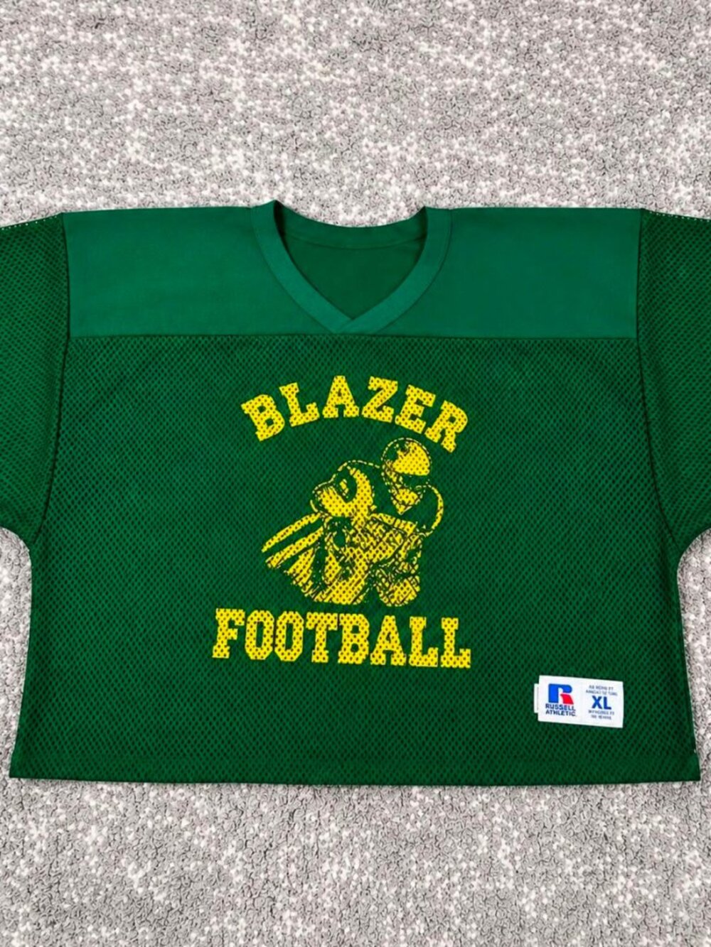 Russell Athletic Men's Green T-shirt